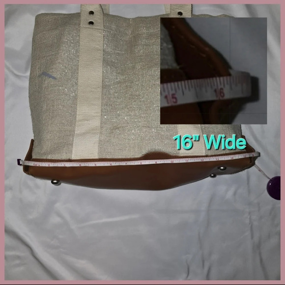 Bath & Body Works Shimmer Weekend/Travel/Overnight Tote Bag - Picture 4 of 12